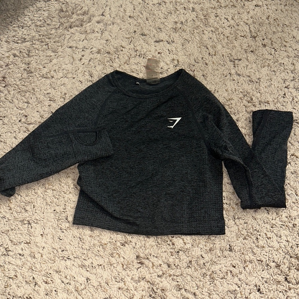 Gymshark Adapt Seamless Crop Long Sleeve (Size Small)